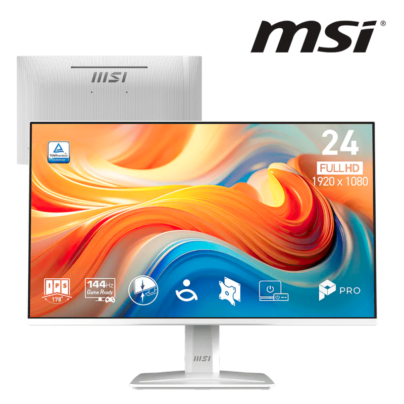 msi moniteur pro mp243w e14 144hz GSY INFO — Vente de matériel informatique,caméras de surveillance et maintenance réseau à Rabat,Maroc. Devis gratuit.