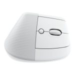 Logitech Lift Vertical Ergonomic Mouse - OFF-WHITE/PALE GREY - 2.4GHZ/BT Maroc