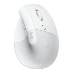 Logitech Lift Vertical Ergonomic Mouse - OFF-WHITE/PALE GREY - 2.4GHZ/BT - vue 2