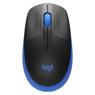 LOGITECH M190 Full-size wireless mouse - BLUE - EMEA Maroc