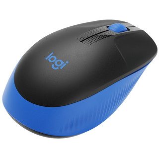 LOGITECH M190 Full-size wireless mouse - BLUE - EMEA - vue 2