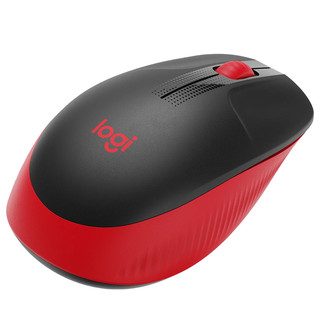 LOGITECH M190 Full-size wireless mouse - RED - EMEA - vue 2