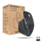 Logitech MX Master 3s for Business souris Droitier RF sans fil + Bluetooth Laser 8000 DPI (910-006582) Maroc