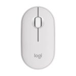 Logitech Pebble Mouse 2 M350s - TONAL WHITE - BT - N/A - EMEA-808 - DONGLELESS