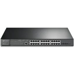Switch administrable TP-Link TL-SG3428XMP JetStream 24 ports PoE+ Gigabit et 4 ports 10GE SFP+ L2+ - vue 2