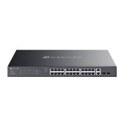 Switch TP-Link ES228GMP Omada 28 ports Gigabit Easy Managed avec 24 ports PoE+ - vue 2