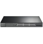 Switch TP-Link TL-SG3428MP JetStream administrable 28 ports Gigabit L2 avec 24 ports PoE+ - vue 2