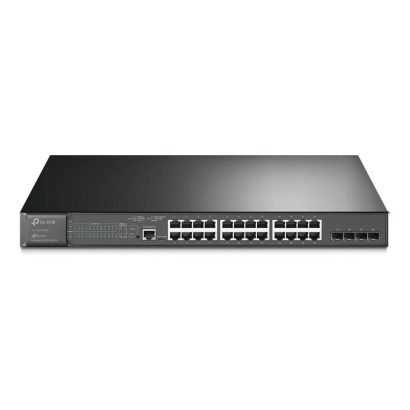 Switch TP-Link TL-SG3428MP JetStream administrable 28 ports Gigabit L2 avec 24 ports PoE+ Maroc