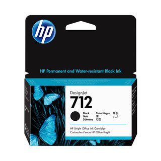 HP 712 38ml Black Ink Cartridge T630/T230 Maroc
