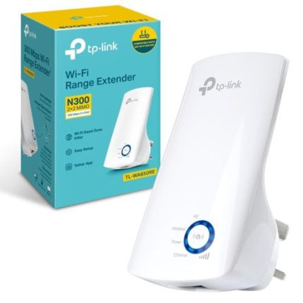 Répéteur WiFi 4 / Point d'accès TP-Link TL-WA850RE WiFi 4 (N 300 Mbps) - Port Ethernet