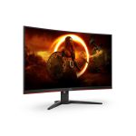 AOC Ecran Gaming Incurvé C32G2Z - 31,5" FHD (C32G2ZE/BK) - vue 3