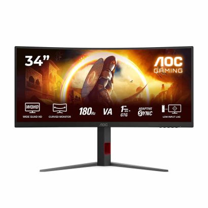AOC Moniteur Gamer Incurvé CU34G4 - 34'' 21:9 VA 180HZ (CU34G4) Maroc