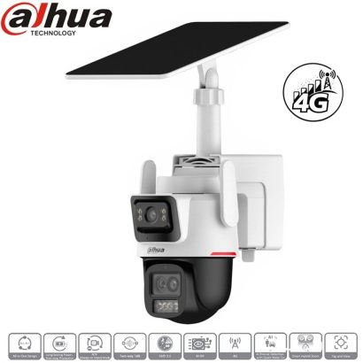 Caméra chantier 4G solaire PTZ Dahua IPC-PTS2649C-3E3Z-4GB20 Maroc