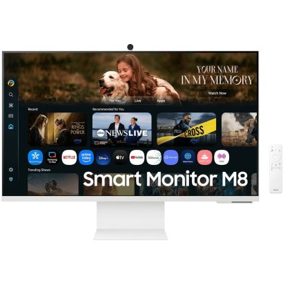 Samsung M8 M80F Moniteur Smart AI 32" UHD 4K avec camera (LS32FM801UUXEN) Maroc