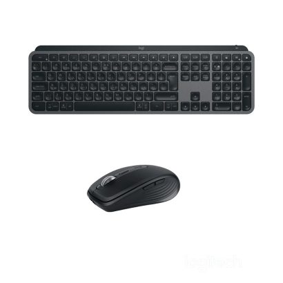 Ensemble Logitech Clavier MX Keys + Souris MX Anywhere 3s