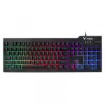 Clavier gaming filaire rétroéclairé Rapoo V50S - 19 touches anti-ghosting, AZERTY français