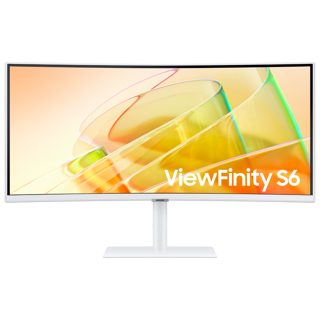 SAMSUNG Moniteur curved 34" Résolution QHD serie 6 Blanc Ratio 21:9 - vue 2